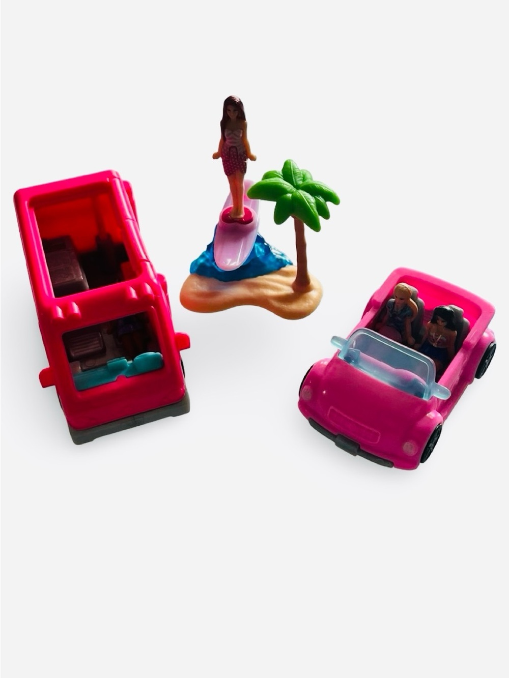 Barbieland Lot- 5 Figures, 2 Vehicles, 1 Tropical Stage